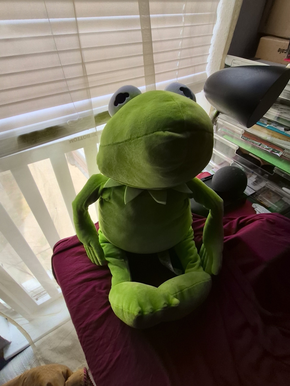 Official Disney Kermit the Frog Cuddleez Large Plush 27” Stuffed Animal